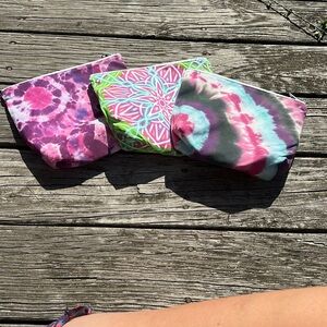 Fabric makeup pouch